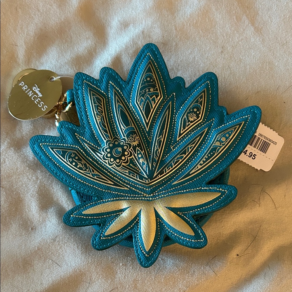 Bath & Body Works Disney Princess Jasmine Teal and Gold Key & Card Holder